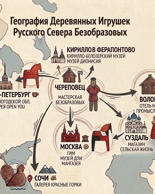 География присутствия мастерской «Деревянные Игрушки Русского Севера» Безобразовых —…, фото 3