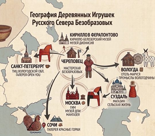 География присутствия мастерской «Деревянные Игрушки Русского Севера» Безобразовых —…, фото 3