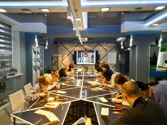 В прошедшую субботу состоялся наш Мастер Класс и лекция "Геометрический Орнамент" в музее…, фото 5